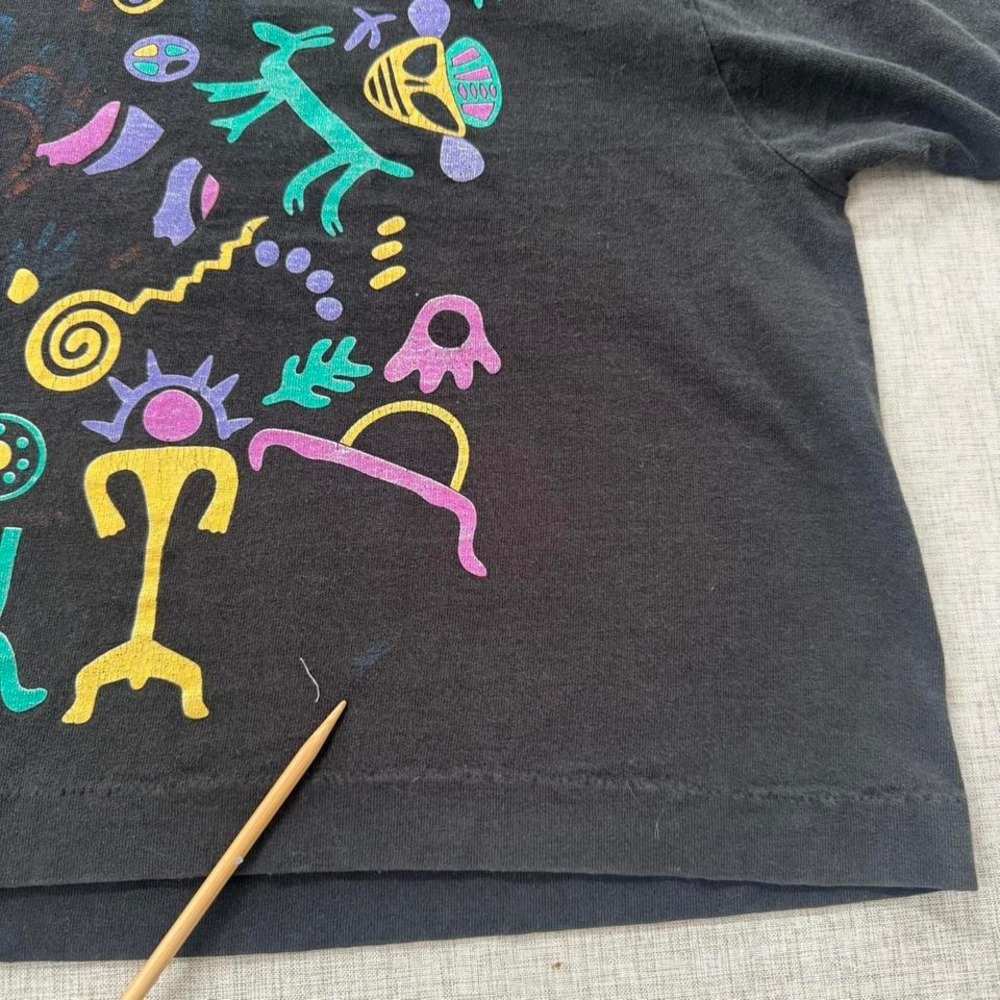 Vintage Susan Costello single stitch Fruit of the Loom tag made in USA‎ T Shirt - Picture 3 of 7